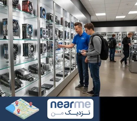 فروشگاه قطعات کامپیوتر و لپ تاپ در نزدیک من
