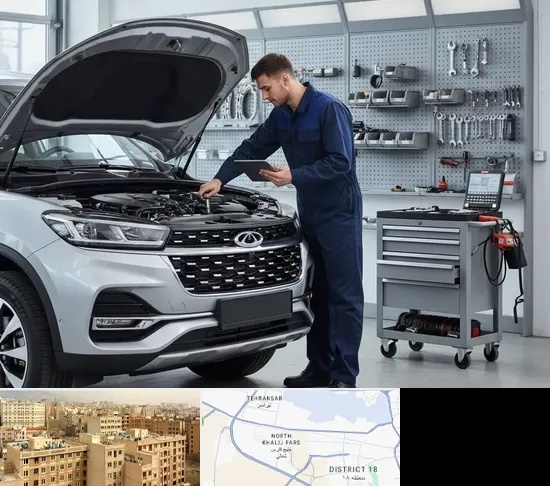 تعمیرگاه چری در جنوب غرب تهران