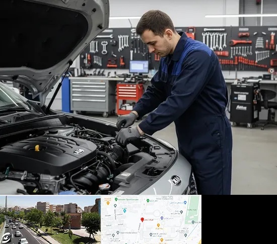 تعمیرگاه کیا در شهرک آزمایش