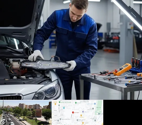 فروشگاه لامپ خودرو در شهرک آزمایش