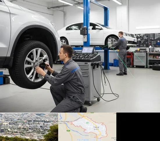 بالانس و تنظیم فرمان در یاسوج