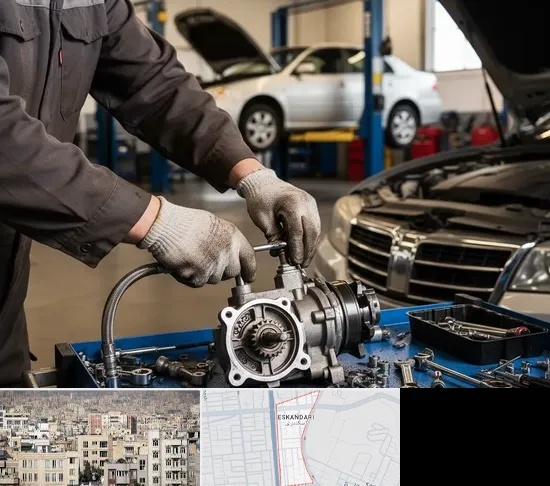 تعمیر جعبه فرمان در اسکندری