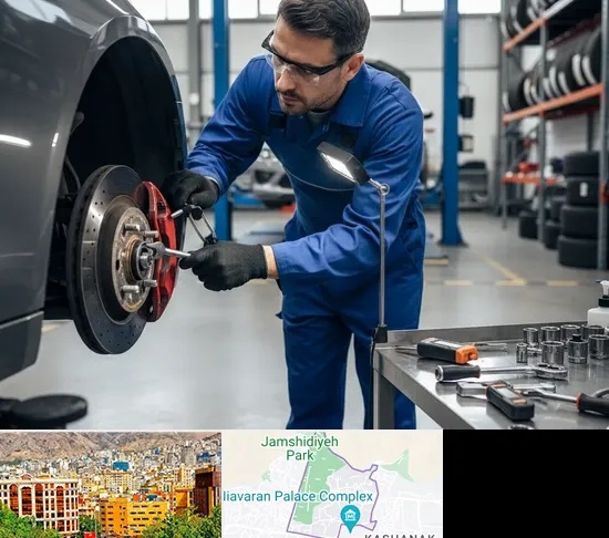 تعمیر ترمز خودرو در نیاوران