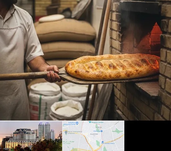 نانوایی بربری در فرشته