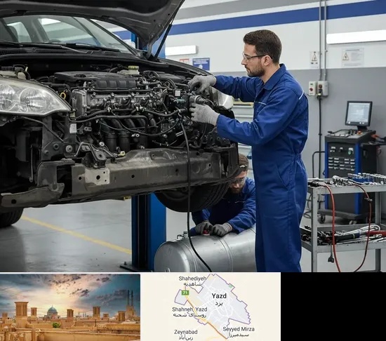 گازسوز کردن خودرو در یزد