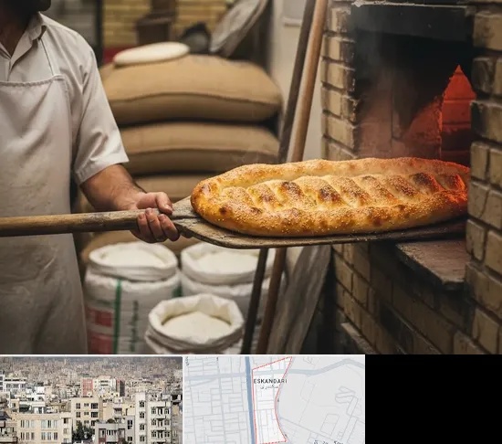 نانوایی بربری در اسکندری