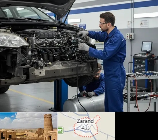 گازسوز کردن خودرو در زرند