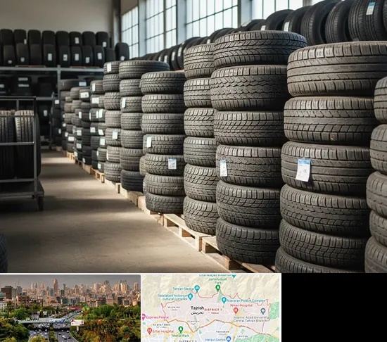 فروش لاستیک دست دوم در منطقه 1 تهران