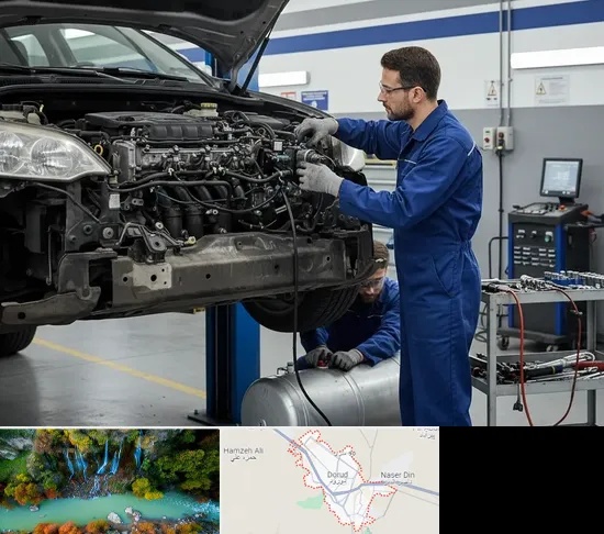 گازسوز کردن خودرو در دورود