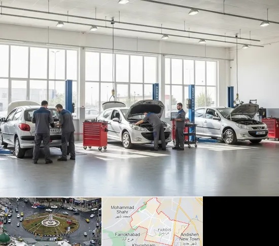 تعمیرگاه پژو در فردیس کرج