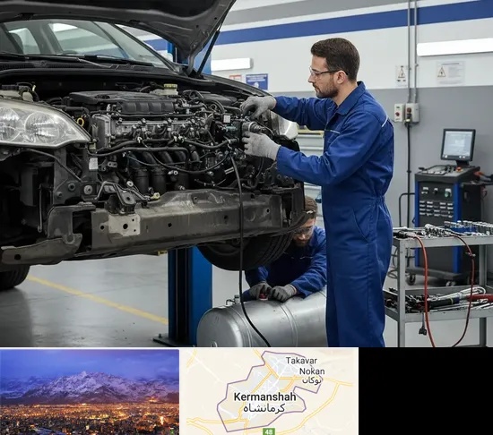 گازسوز کردن خودرو در کرمانشاه