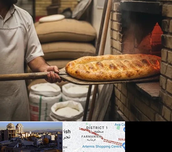 نانوایی بربری در فرمانیه
