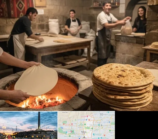 نانوایی لواش در منطقه 2 تهران