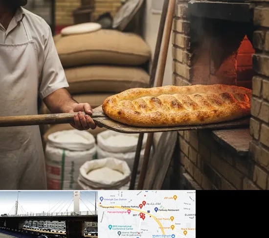نانوایی بربری در پارک وی