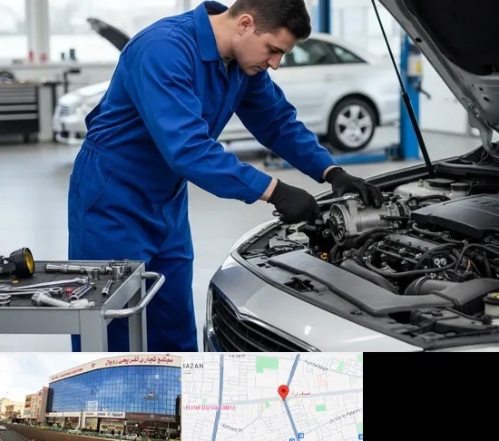 تعمیر استارت و دینام در نصف راه تبریز