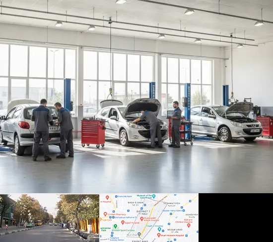 تعمیرگاه پژو در شریعتی