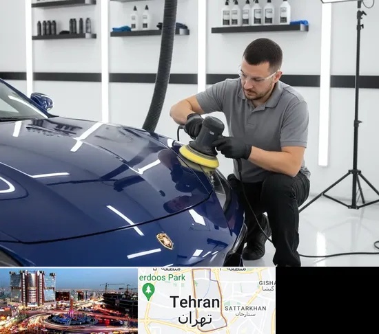 احیای رنگ خودرو در صادقیه