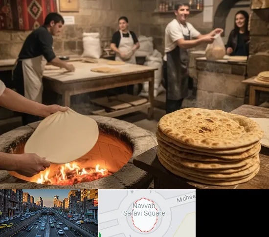 نانوایی لواش در نواب