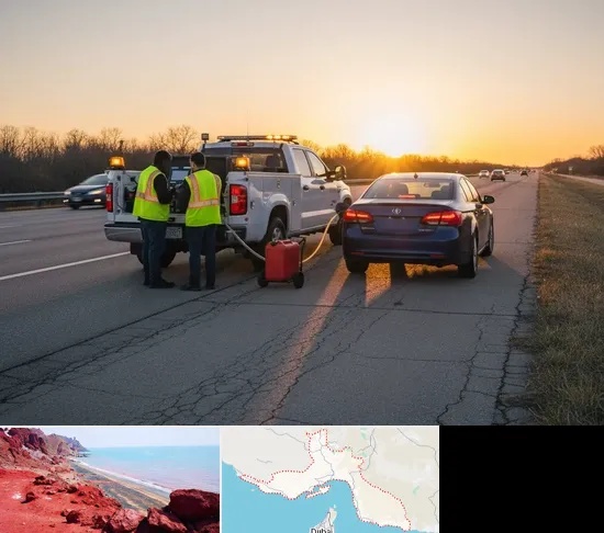 امداد بنزین در هرمزگان