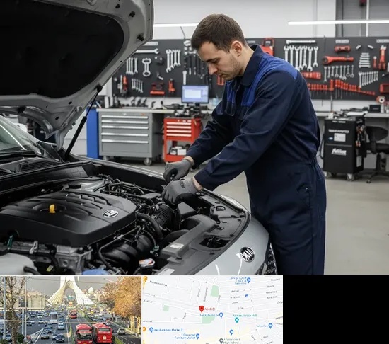 تعمیرگاه کیا در خیابان آزادی
