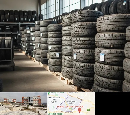 فروش لاستیک دست دوم در حکیمیه