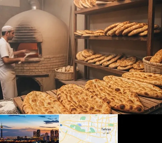 نانوایی در غرب تهران