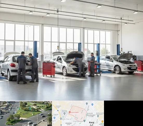 تعمیرگاه پژو در شاهین ویلا کرج