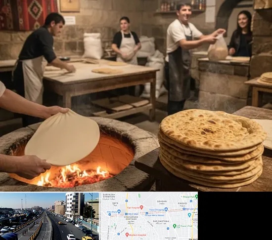 نانوایی لواش در پیروزی