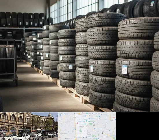 فروش لاستیک دست دوم در منطقه 11 تهران