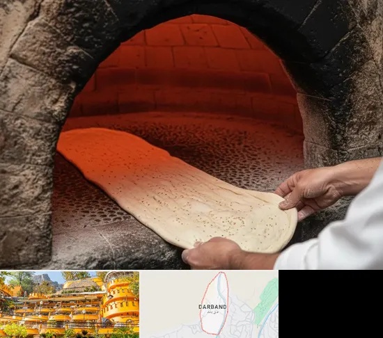 نانوایی سنگکی در دربند