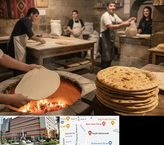نانوایی لواش در سهروردی