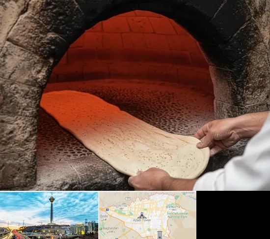 نانوایی سنگکی در تهران