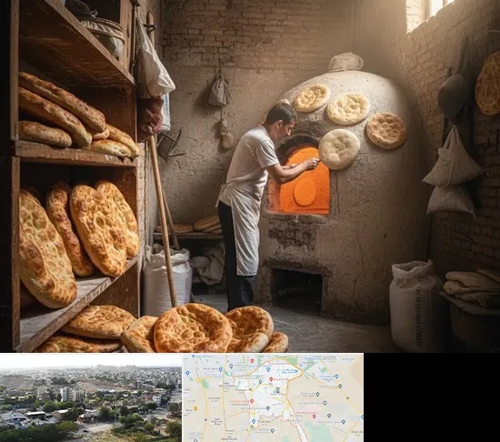 نانوایی تافتون در منطقه 20 تهران