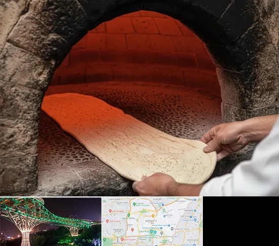 نانوایی سنگکی در منطقه 3 تهران