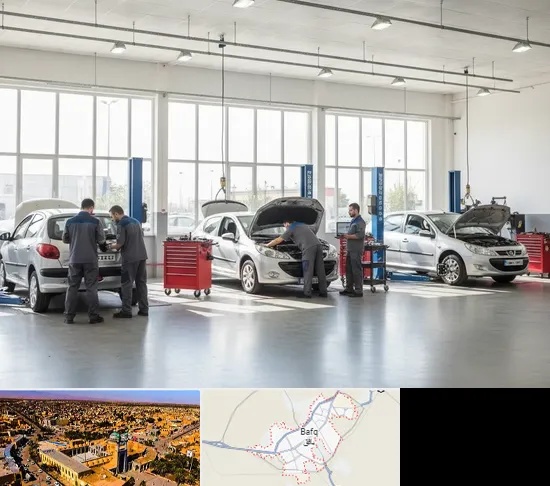تعمیرگاه پژو در بافق