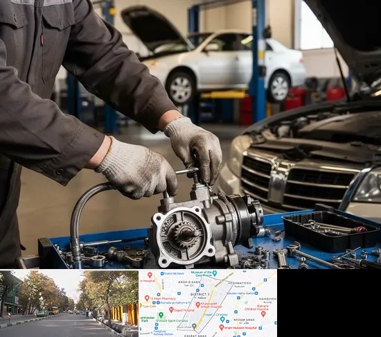 تعمیر جعبه فرمان در شریعتی