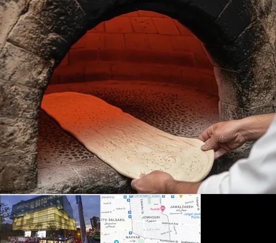 نانوایی سنگکی در جمهوری