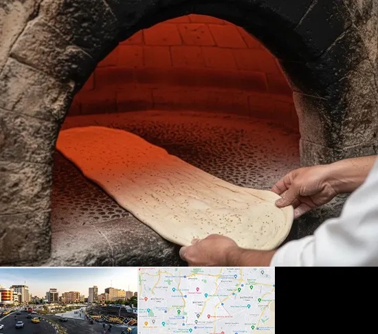 نانوایی سنگکی در منطقه 7 تهران