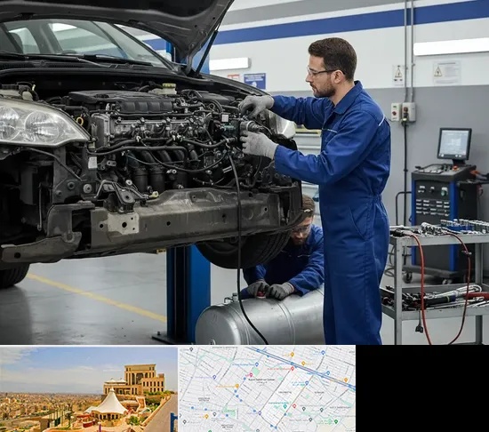 گازسوز کردن خودرو در هاشمیه مشهد