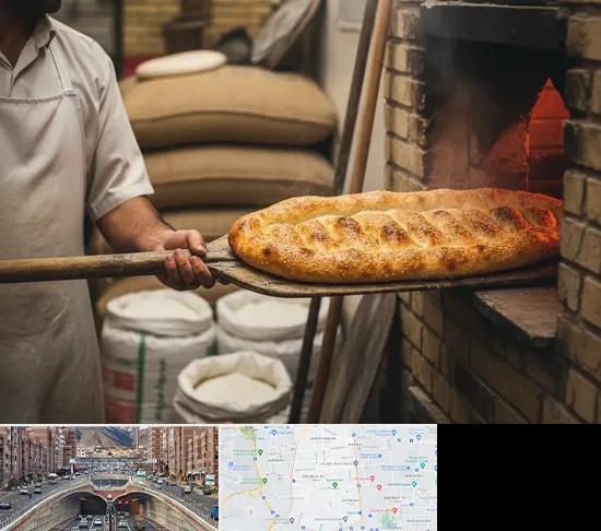 نانوایی بربری در منطقه 10 تهران