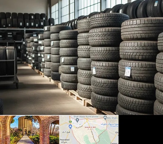 فروش لاستیک دست دوم در شهر ری
