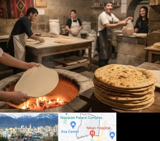 نانوایی لواش در آجودانیه