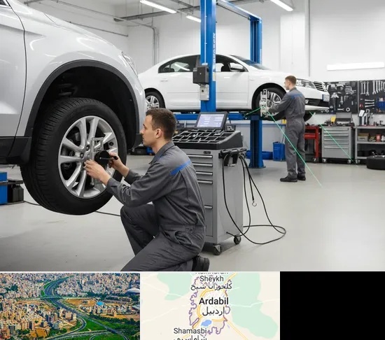 بالانس و تنظیم فرمان در اردبیل