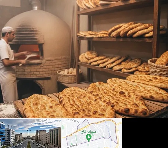 نانوایی در سعادت آباد