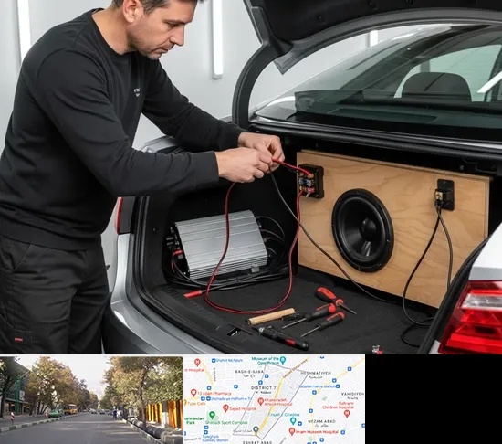 نصب باند و ساب ووفر خودرو در شریعتی