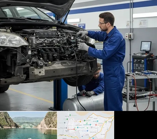 گازسوز کردن خودرو در ایلام