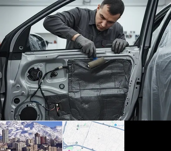 عایق صوتی و حرارتی خودرو در ازگل
