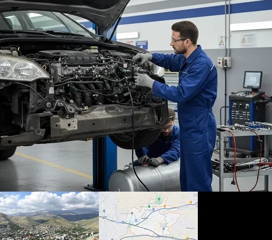 گازسوز کردن خودرو در رودهن