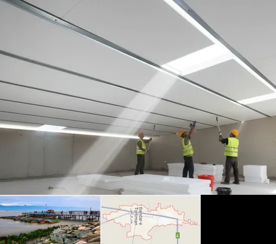 یونولیت سقفی در بندر ترکمن