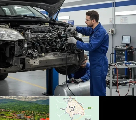 گازسوز کردن خودرو در آمل